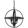 1_HomePlace Lighting Hartwell 4 Light Pendant Matte Black