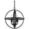 HomePlace Lighting Hartwell 4 Light Pendant Matte Black