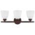 HomePlace Lighting Jameson 3 Light Vanity Bronze