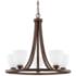 HomePlace Lighting Jameson 5 Light Chandelier Bronze