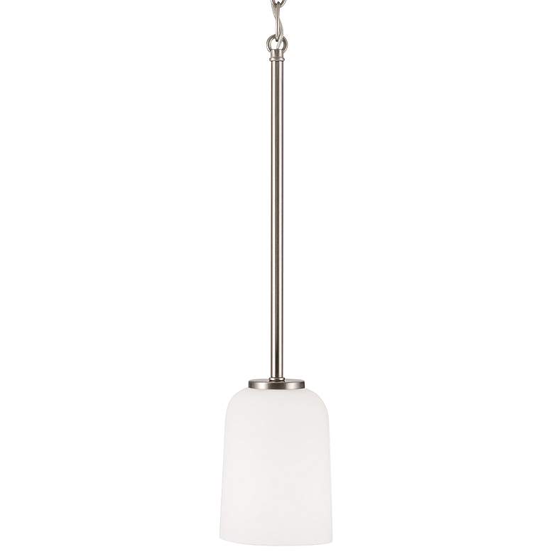 Image 2 HomePlace Lighting Lawson 1 Light Pendant Brushed Nickel
