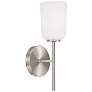 HomePlace Lighting Lawson 1 Light Sconce Brushed Nickel