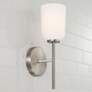 1_HomePlace Lighting Lawson 1 Light Sconce Brushed Nickel