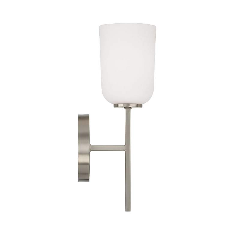 Image 4 HomePlace Lighting Lawson 1 Light Sconce Brushed Nickel more views