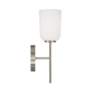 4_HomePlace Lighting Lawson 1 Light Sconce Brushed Nickel more views
