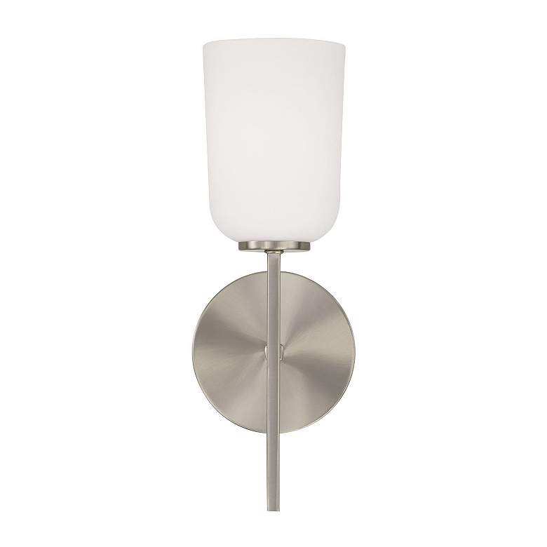 Image 5 HomePlace Lighting Lawson 1 Light Sconce Brushed Nickel more views
