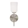 5_HomePlace Lighting Lawson 1 Light Sconce Brushed Nickel more views