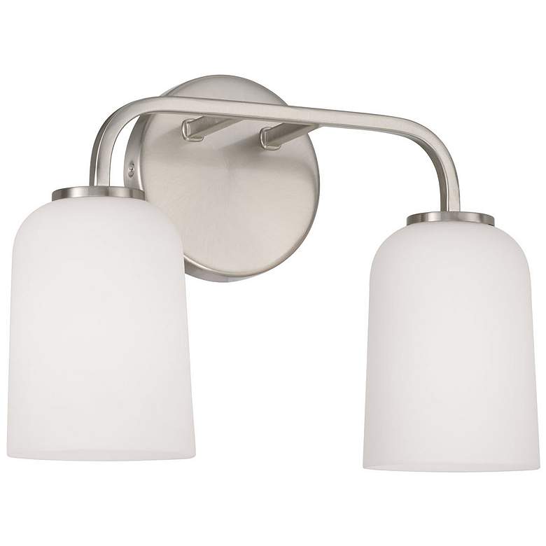 Image 1 HomePlace Lighting Lawson 2 Light Vanity Brushed Nickel