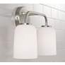 3_HomePlace Lighting Lawson 2 Light Vanity Brushed Nickel more views