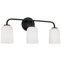 HomePlace Lighting Lawson 3 Light Vanity Matte Black