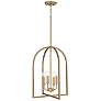 Thumbnail2 of HomePlace Lighting Lawson 4 Light Foyer Aged Brass