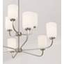 3_HomePlace Lighting Lawson 9 Light Chandelier Brushed Nickel more views
