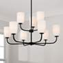 Thumbnail1 of HomePlace Lighting Lawson 9 Light Chandelier Matte Black