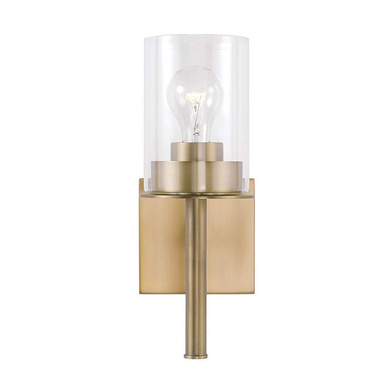 Image 4 HomePlace Lighting Mason 1 Light Sconce Aged Brass more views