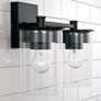 3_HomePlace Lighting Mason 2 Light Vanity Matte Black more views