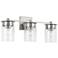 HomePlace Lighting Mason 3 Light Vanity Brushed Nickel