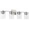 HomePlace Lighting Mason 4 Light Vanity Brushed Nickel