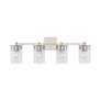 4_HomePlace Lighting Mason 4 Light Vanity Brushed Nickel more views