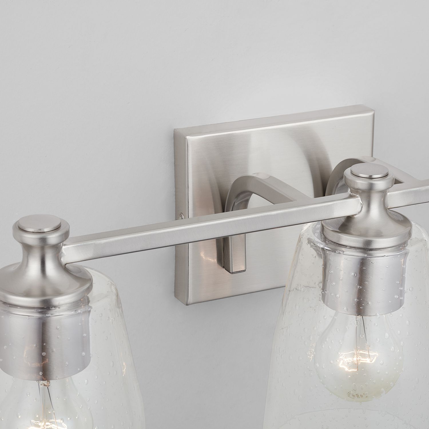 Image 3 HomePlace Lighting Myles 3 Light Vanity 23" Brushed Nickel more views