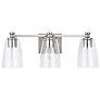 HomePlace Lighting Myles 3 Light Vanity Brushed Nickel