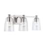 HomePlace Lighting Myles 3 Light Vanity Brushed Nickel