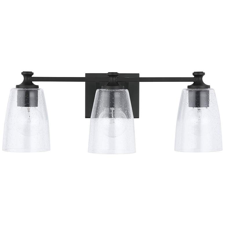 Image 1 HomePlace Lighting Myles 3 Light Vanity Matte Black