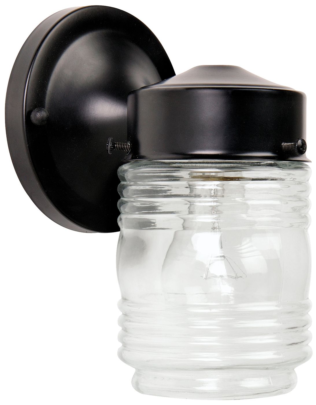 HomePlace Lighting Outdoor 1 Lig Outdoor Wall lantern 4.5" Black