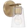 HomePlace Lighting Portman 1 Light Sconce Aged Brass