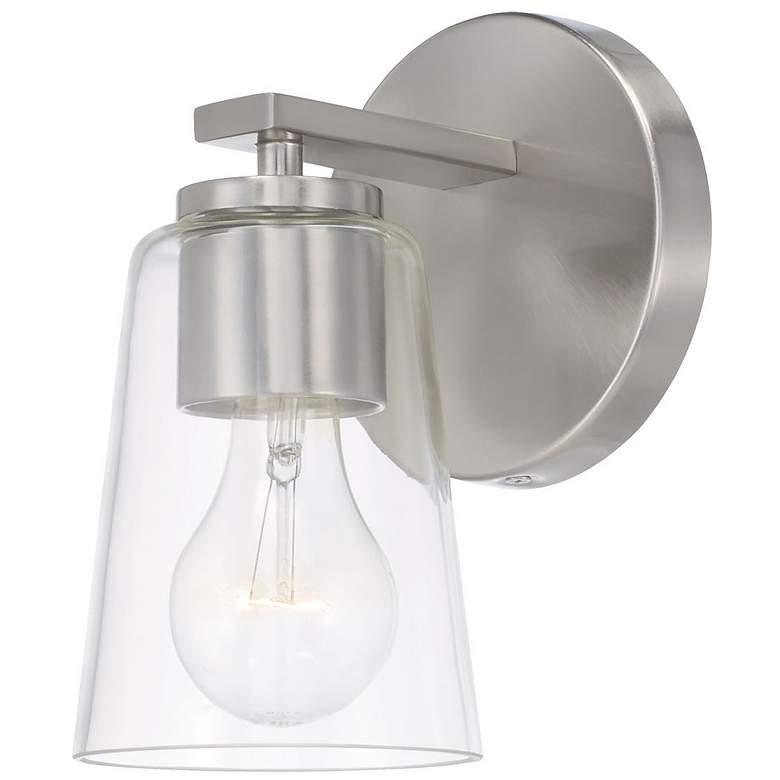 Image 1 HomePlace Lighting Portman 1 Light Sconce Brushed Nickel