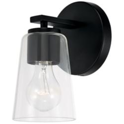 HomePlace Lighting Portman 1 Light Sconce Matte Black