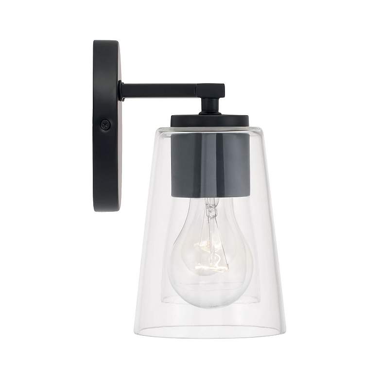 Image 4 HomePlace Lighting Portman 2 Light Vanity Matte Black more views