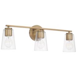 HomePlace Lighting Portman 3 Light Vanity Aged Brass