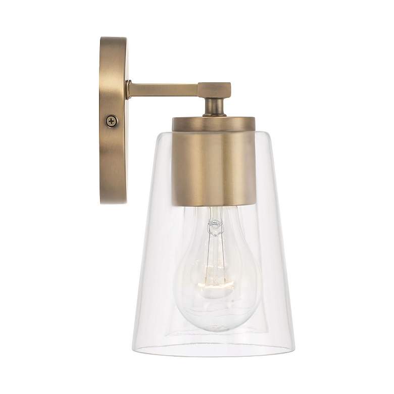Image 4 HomePlace Lighting Portman 3 Light Vanity Aged Brass more views