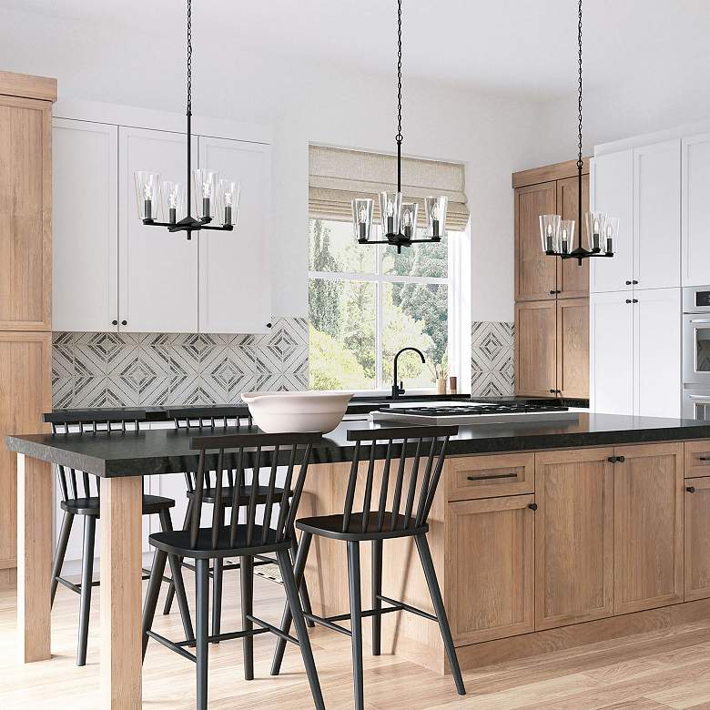 0315c HomePlace Lighting Portman 4 Light Pendant 17.5