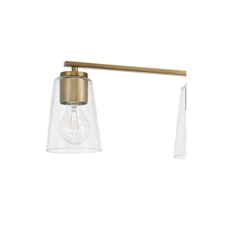 Image 3 HomePlace Lighting Portman 4 Light Vanity Aged Brass more views