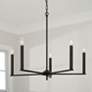 Thumbnail1 of HomePlace Lighting Portman 5 Light Chandelier Matte Black