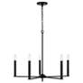 Thumbnail4 of HomePlace Lighting Portman 5 Light Chandelier Matte Black more views