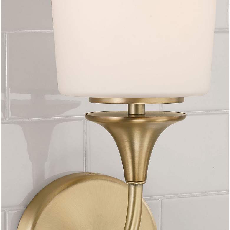 Image 3 HomePlace Lighting Presley 1 Light Sconce Aged Brass more views