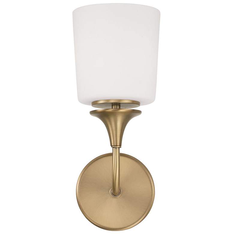 Image 5 HomePlace Lighting Presley 1 Light Sconce Aged Brass more views