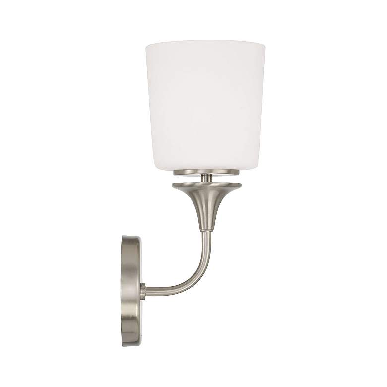 Image 4 HomePlace Lighting Presley 1 Light Sconce Brushed Nickel more views