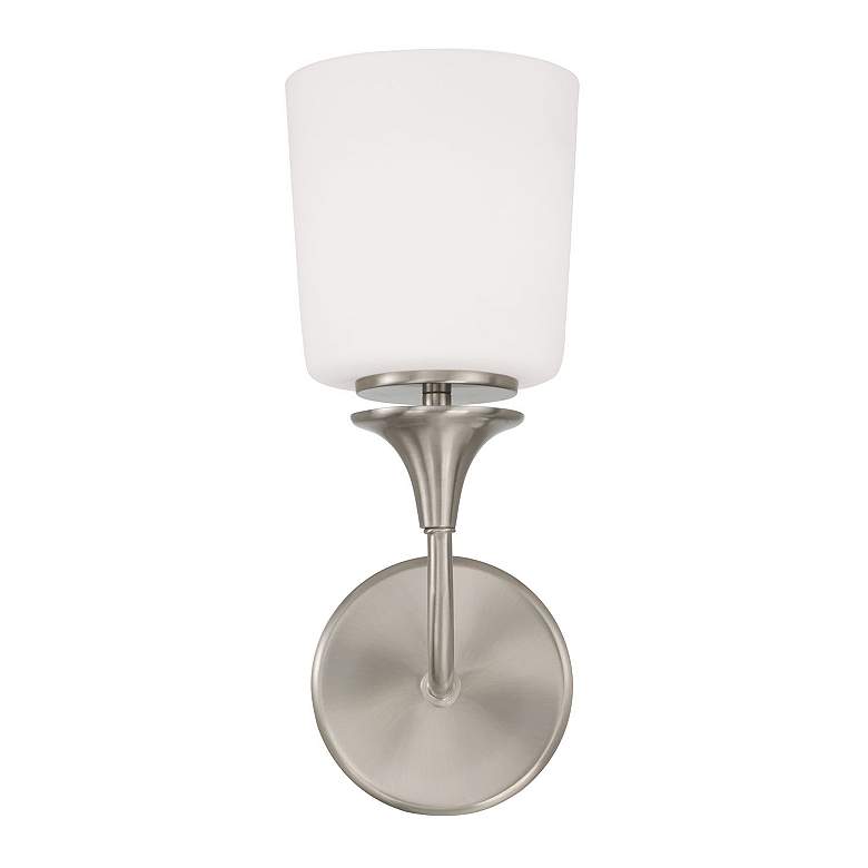 Image 5 HomePlace Lighting Presley 1 Light Sconce Brushed Nickel more views