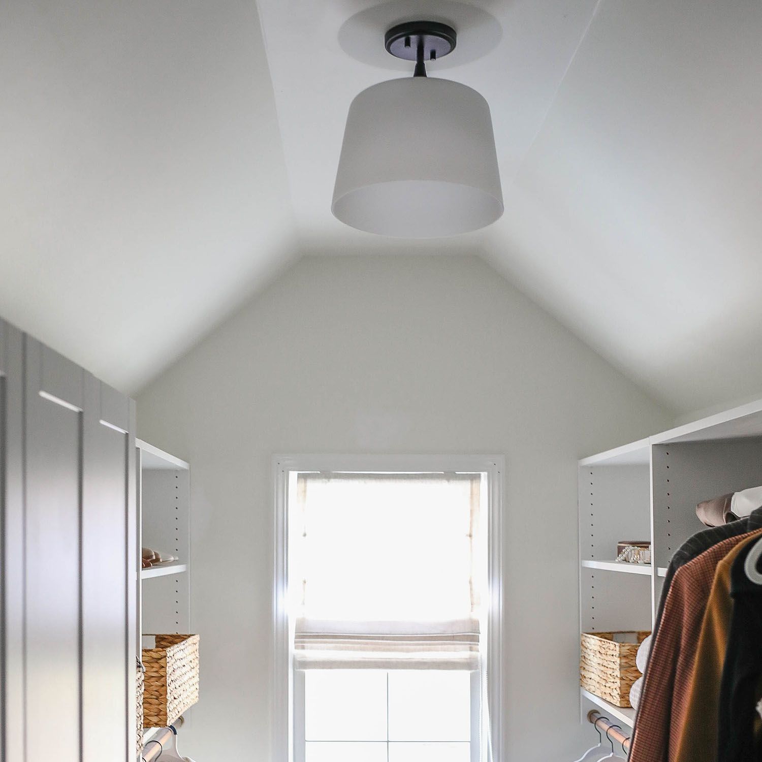 HomePlace Lighting Presley 1 Light Semi Flush 11.75" Matte Black