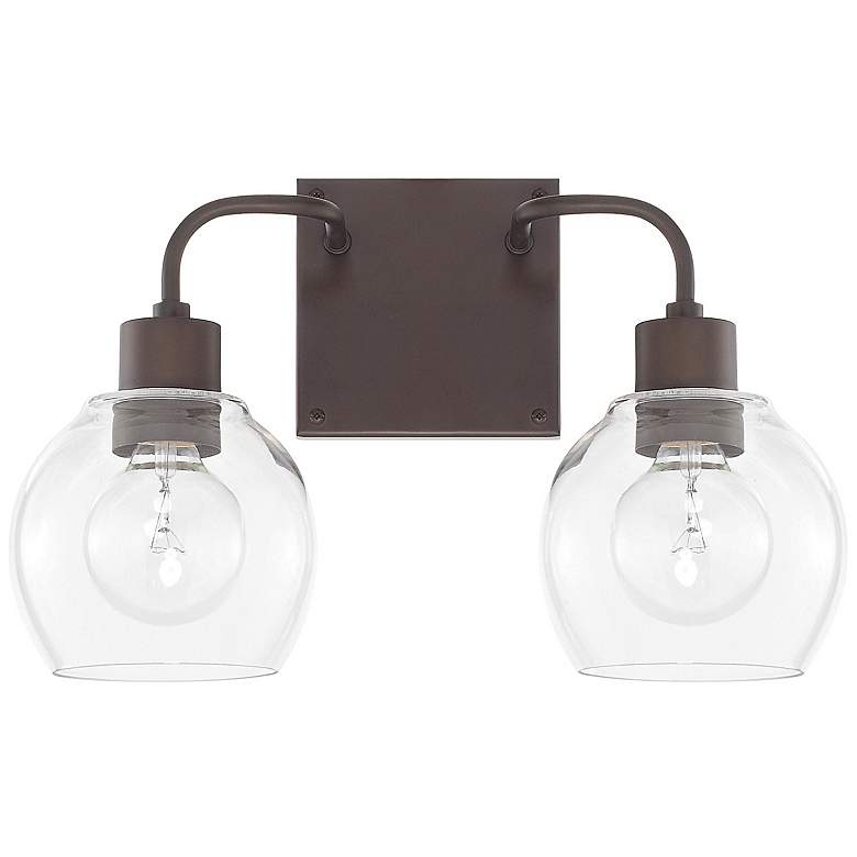 Image 1 HomePlace Lighting Tanner 2 Light Vanity Bronze