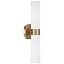 HomePlace Lighting Theo 2 Light Sconce  Aged Brass