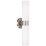 HomePlace Lighting Theo 2 Light Sconce  Brushed Nickel
