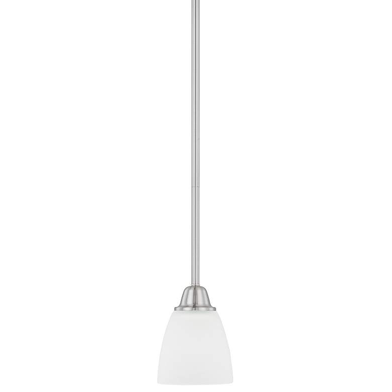 Image 1 HomePlace Lighting Trenton 1 Light Pendant Brushed Nickel