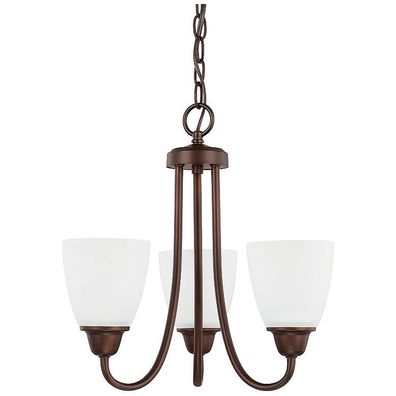 Image 1 HomePlace Lighting Trenton 3 Light Chandelier Bronze