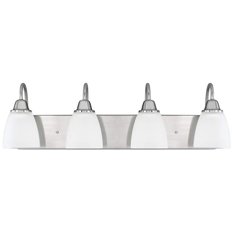 Image 1 HomePlace Lighting Trenton 4 Light Vanity Brushed Nickel