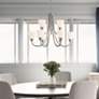 5_HomePlace Lighting Trenton 5 Light Chandelier Brushed Nickel more views