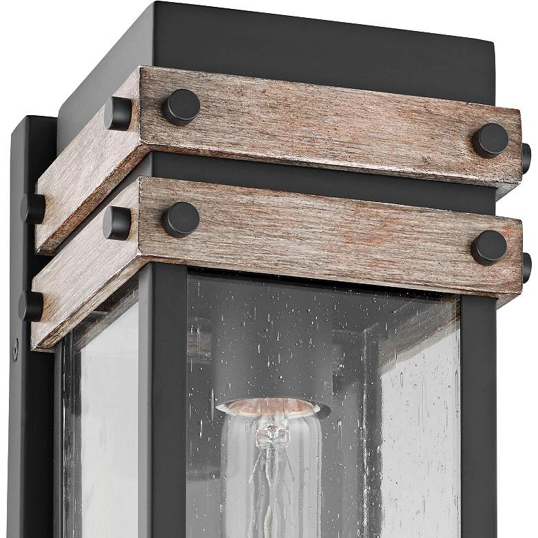 Image 3 Homestead 10 3/4" High Matte Black Outdoor Wall Light more views